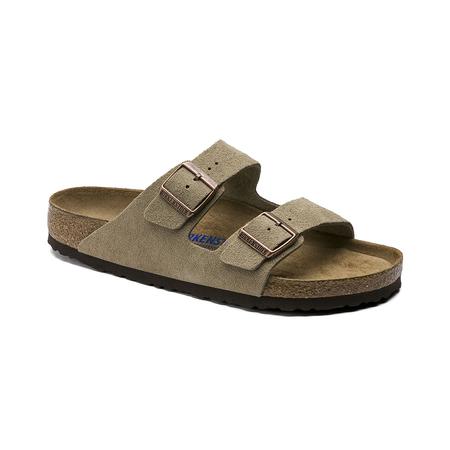 WOMEN'S ARIZONA SOFT FOOTBED TAUPE SUEDE
