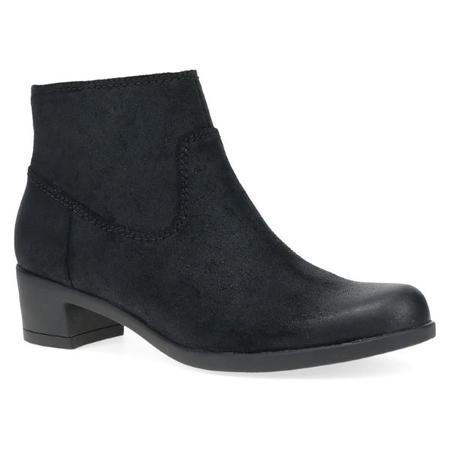 WOMEN'S CARMELLA BLACK BURNISHED SUEDE