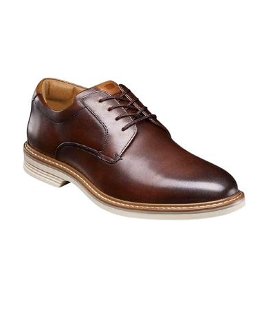 MEN'S NORWALK PLAIN TOE BROWN/WHITE 