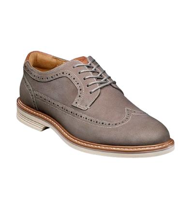 MEN'S NORWALK WINGTIP GRAY BUC/WHITE