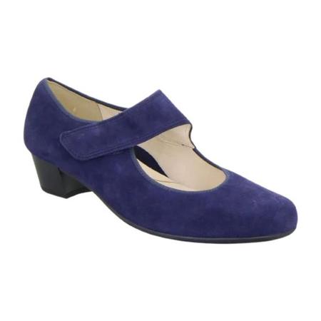 WOMEN'S CALICO NAVY SUEDE (H)