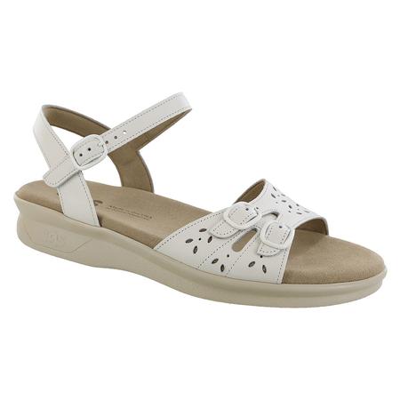 WOMEN'S DUO HALO (WHITE) LEATHER SANDAL